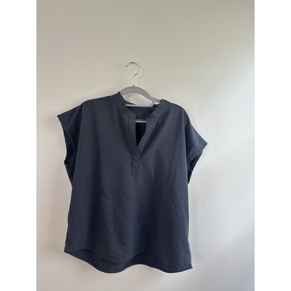 FIGS Rafaela Top Women’s Technical Collection Scrub Top L Night Sky